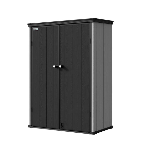 Bodega de Jardín Multiuso Resina Vertical – 1370 L (130 x 72 x 180 cm)