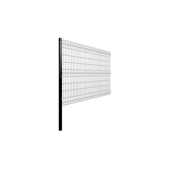 Kit Reja Perimetral 208x250cm + 1 Poste (Negro)