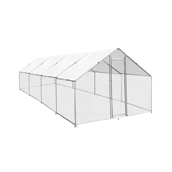 Gallinero Acero Galvanizado 3x8x1.95m (24m2)