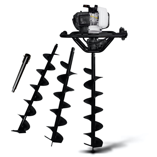 Barreno Ahoyador 72cc + Broca de 10cm + 15cm + 20cm + Extensor 60cm | Eisen
