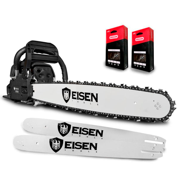 Kit Motosierra Eisen 3 en 1 | ESPADAS DE 22” / 20” / 18” (Black)